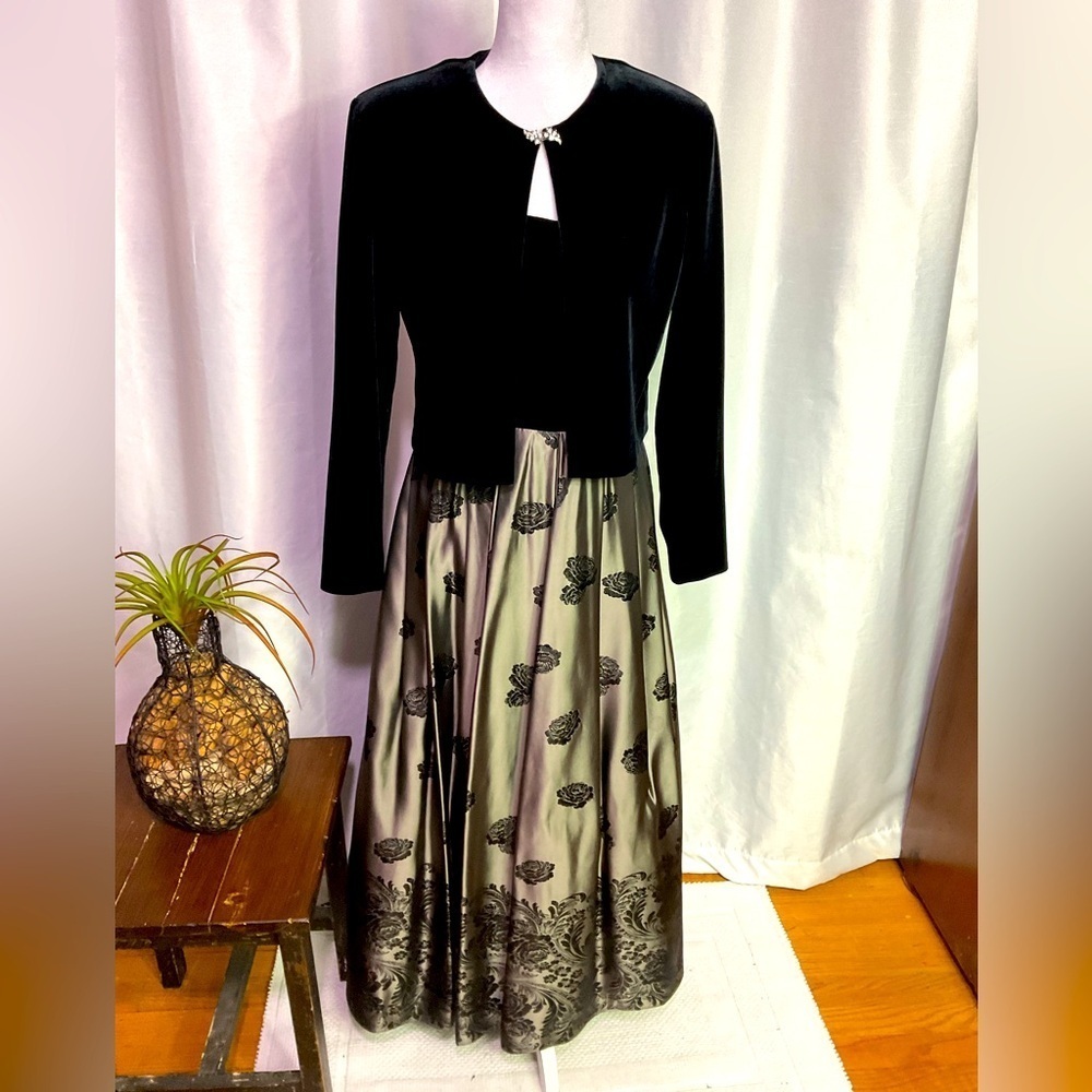 Petra 1980’s Vintage Dress With Bolero Jacket